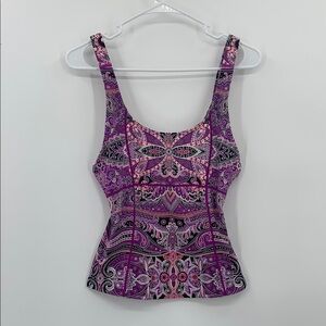 Athleta Point Break Shoreside Tankini Swim Top  Women’s Small